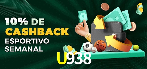 10% de bônus de cashback na U938