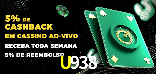 Promoções do cassino ao Vivo U938